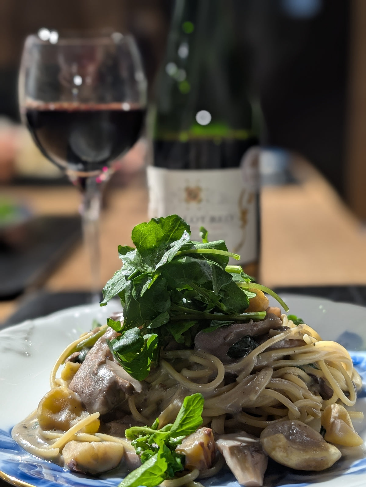 パスタに和えて