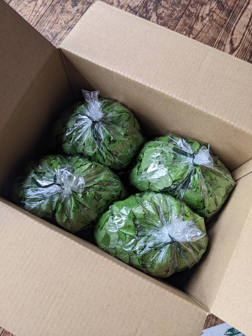 Bio Cresson Box 中の梱包イメージ（300g×4袋）